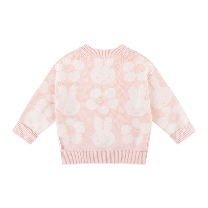 Jumper | Knit Jacquard - Miffy - Baby Pink