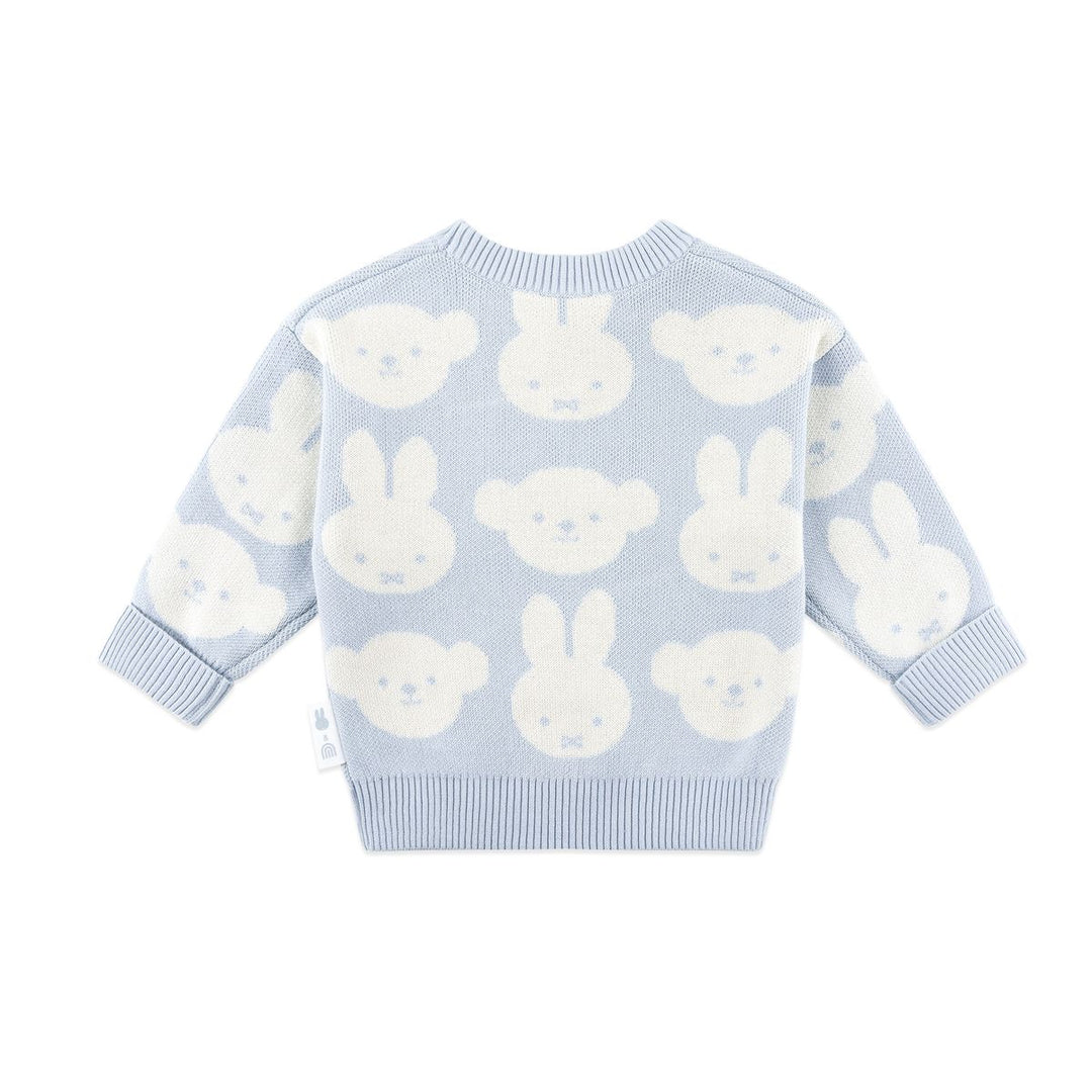 Jumper | Knit Jacquard - Miffy - Baby Blue