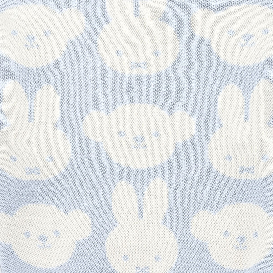 Jumper | Knit Jacquard - Miffy - Baby Blue