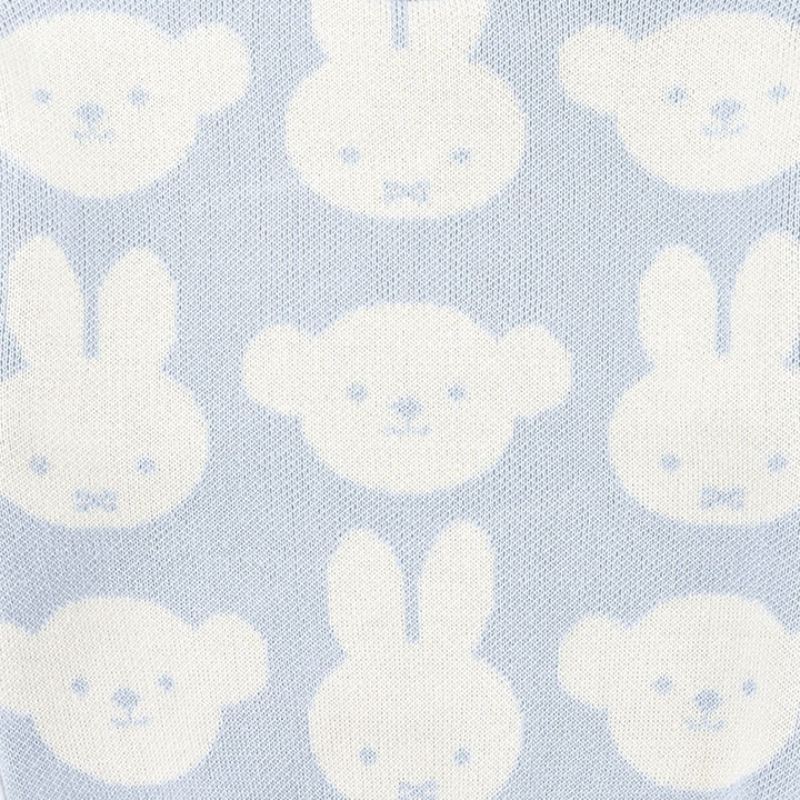 Jumper | Knit Jacquard - Miffy - Baby Blue