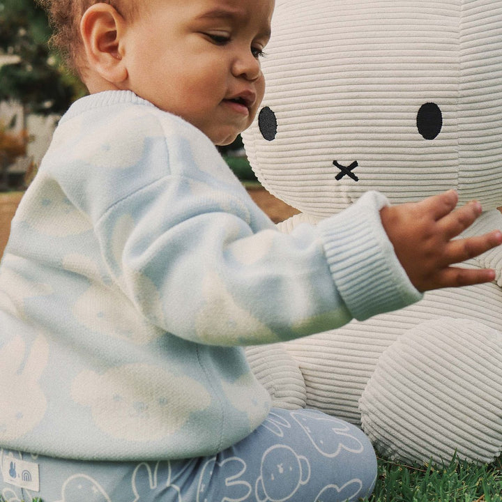 Jumper | Knit Jacquard - Miffy - Baby Blue