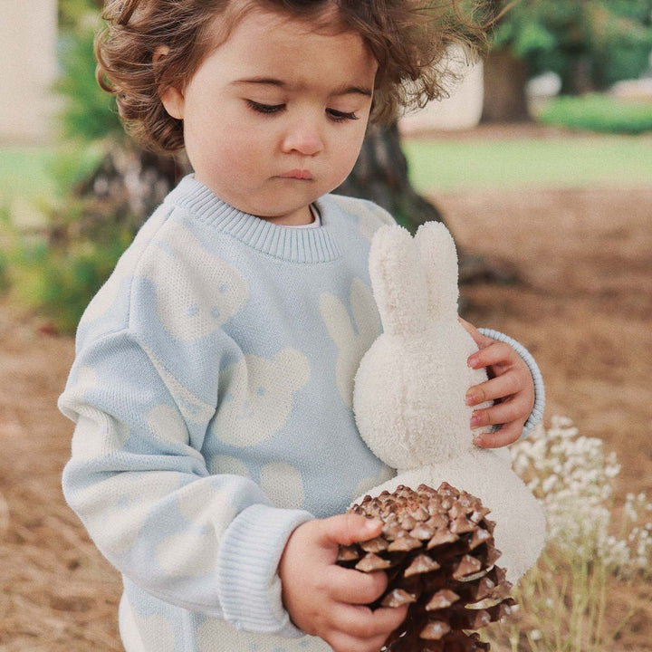 Jumper | Knit Jacquard - Miffy - Baby Blue