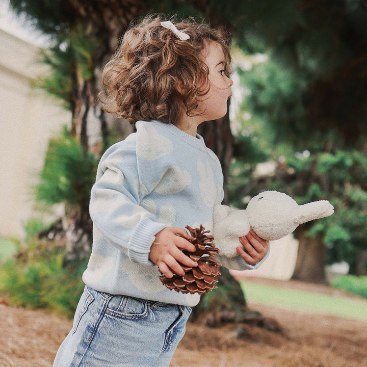 Jumper | Knit Jacquard - Miffy - Baby Blue