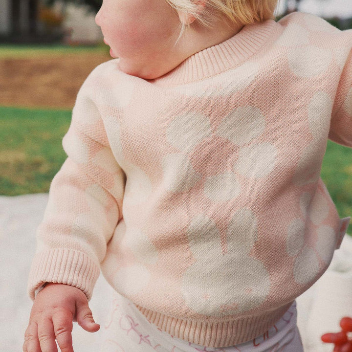 Jumper | Knit Jacquard - Miffy - Baby Pink