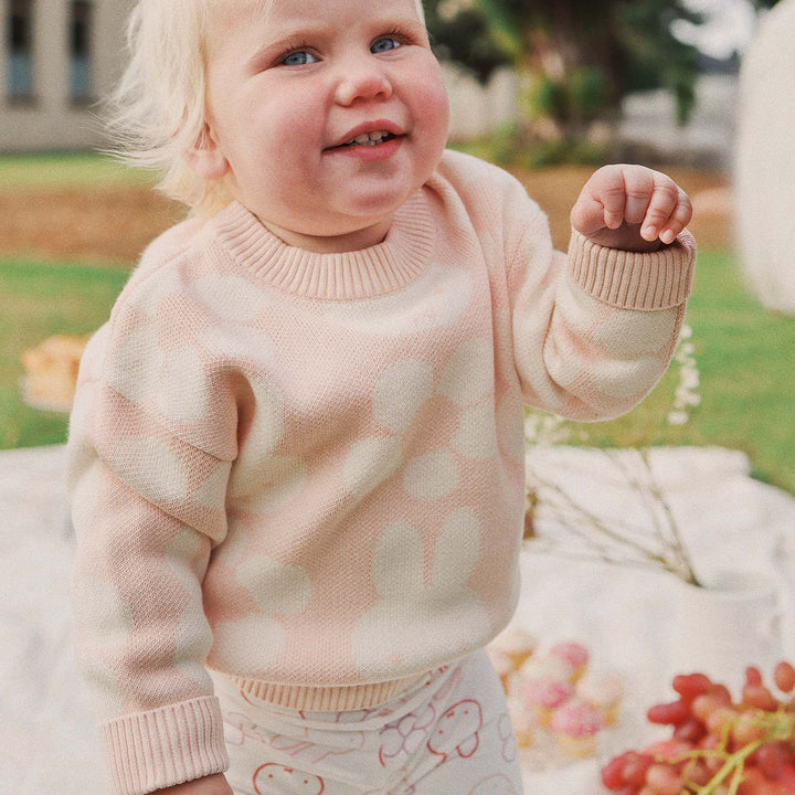 Jumper | Knit Jacquard - Miffy - Baby Pink