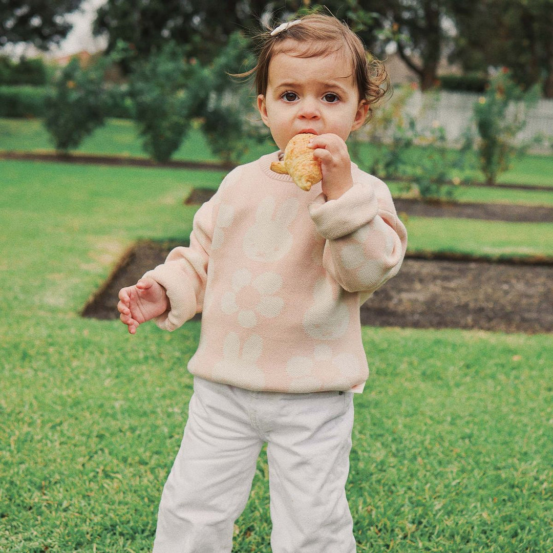 Jumper | Knit Jacquard - Miffy - Baby Pink