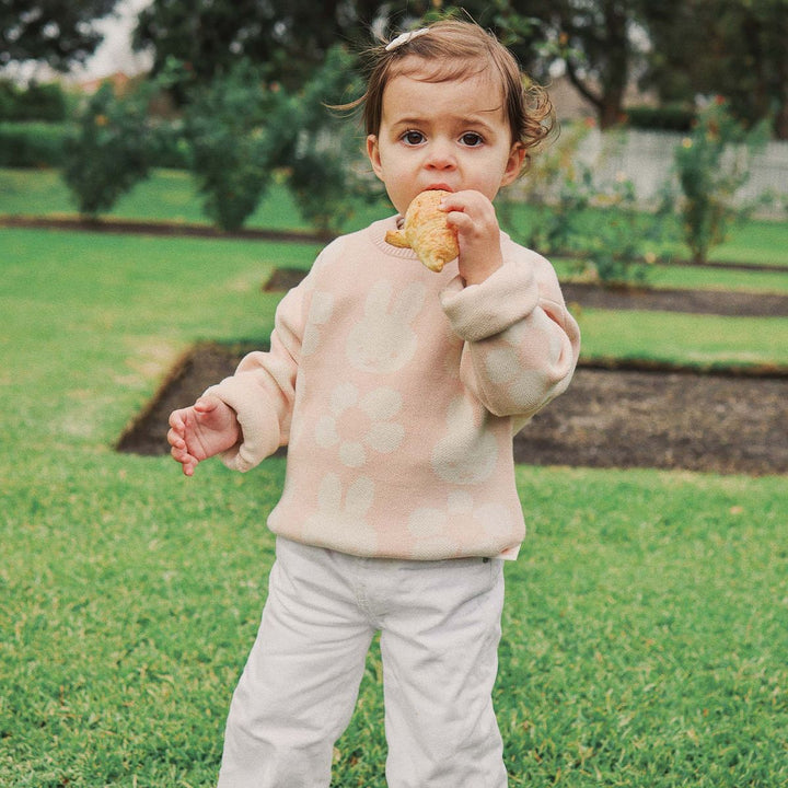 Jumper | Knit Jacquard - Miffy - Baby Pink