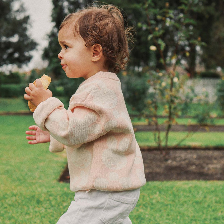 Jumper | Knit Jacquard - Miffy - Baby Pink