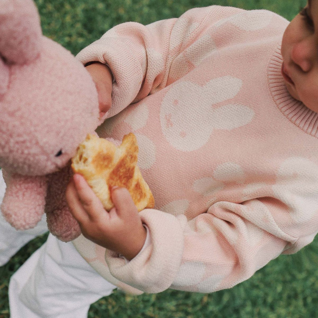Jumper | Knit Jacquard - Miffy - Baby Pink