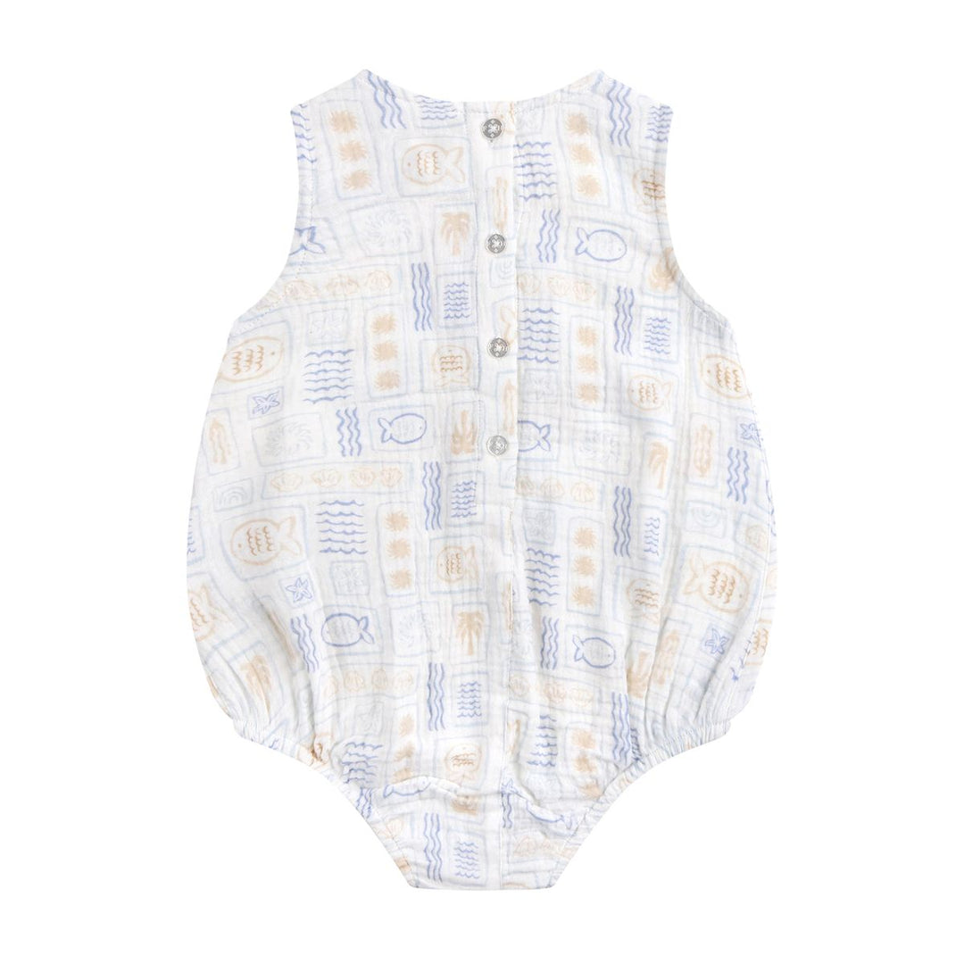 Romper | Sleeveless - Salty Shores