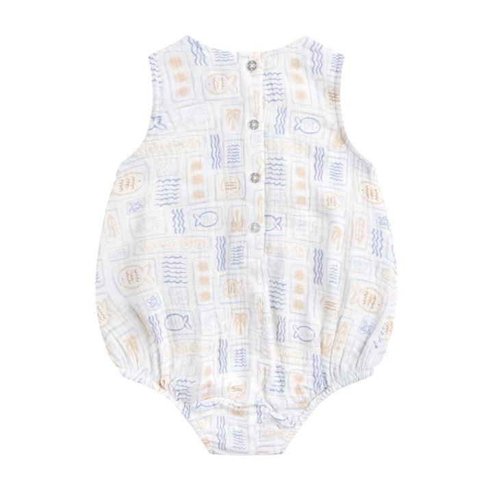 Romper | Sleeveless - Salty Shores