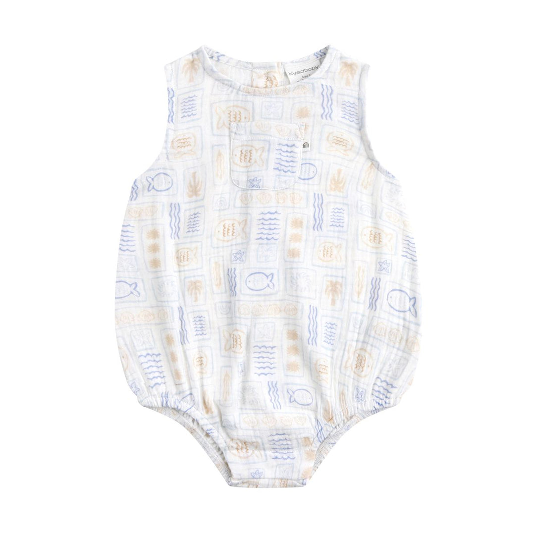 Romper | Sleeveless - Salty Shores