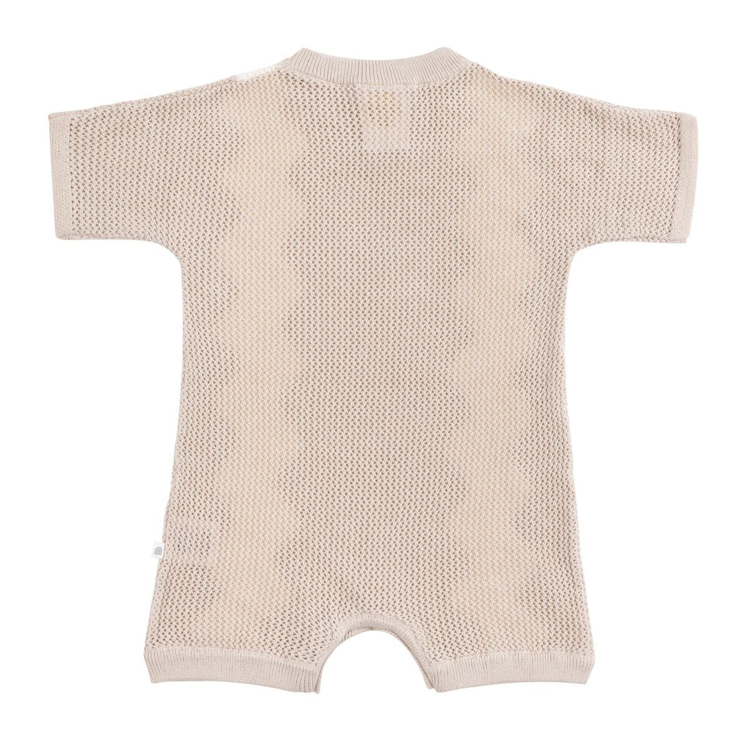 Romper | Slouchy Mesh Knit - Shell