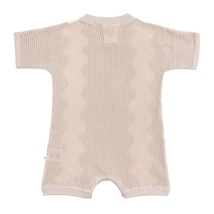 Romper | Slouchy Mesh Knit - Shell