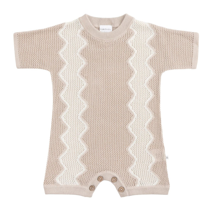 Romper | Slouchy Mesh Knit - Shell