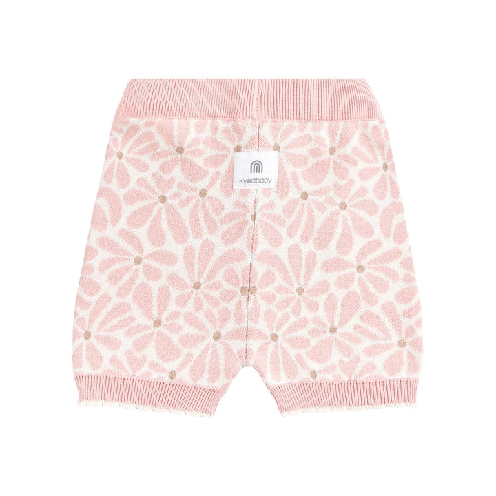 Bike Shorts | Knit Scallop - Hibiscus