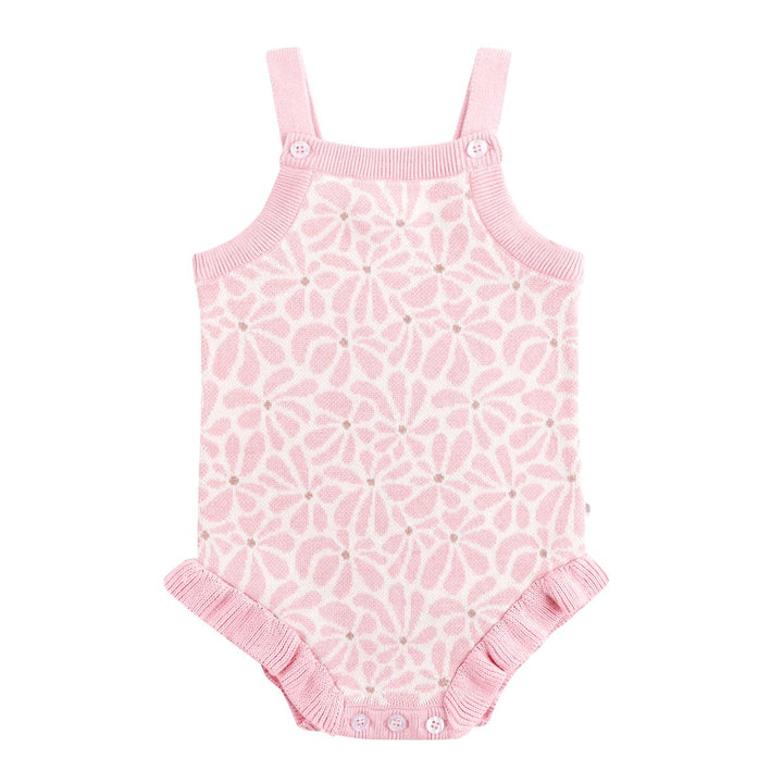 Romper | Knit - Hibiscus