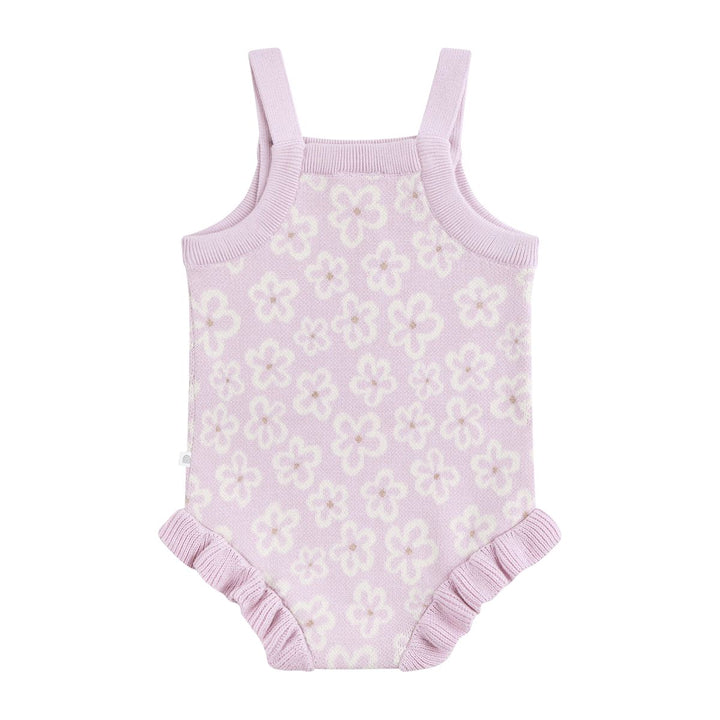 Romper | Knit Frill - Frangipani