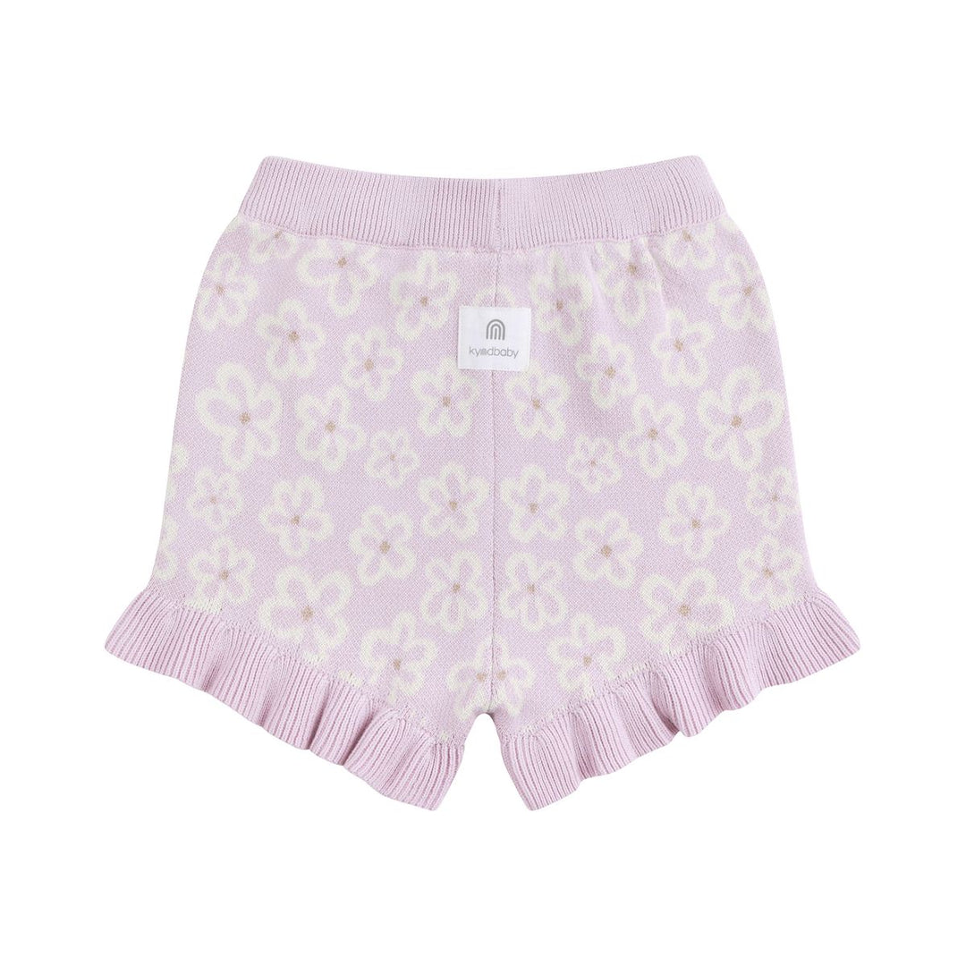 Shorts | Knit Frill - Frangipani