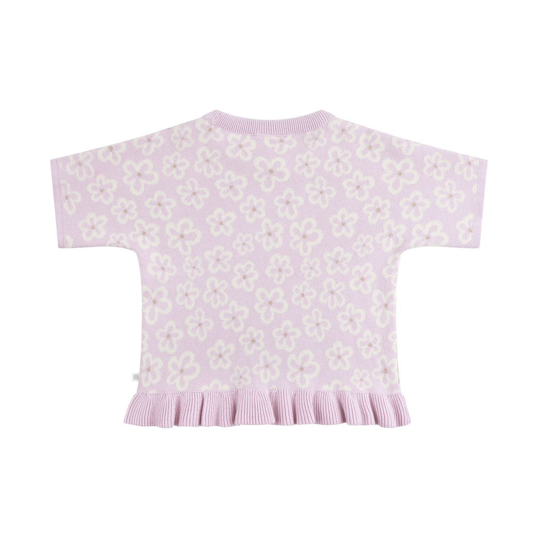 Tee | Knit Frill - Frangipani