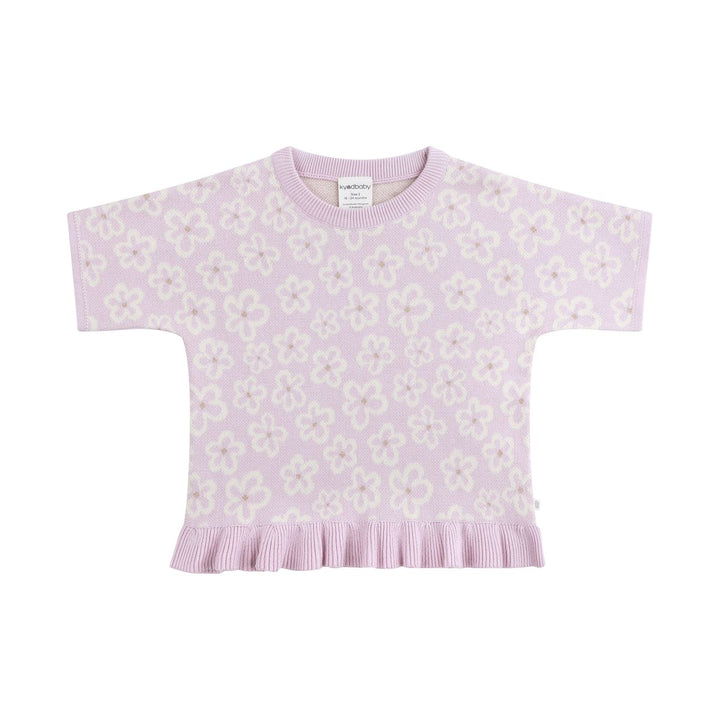 Tee | Knit Frill - Frangipani