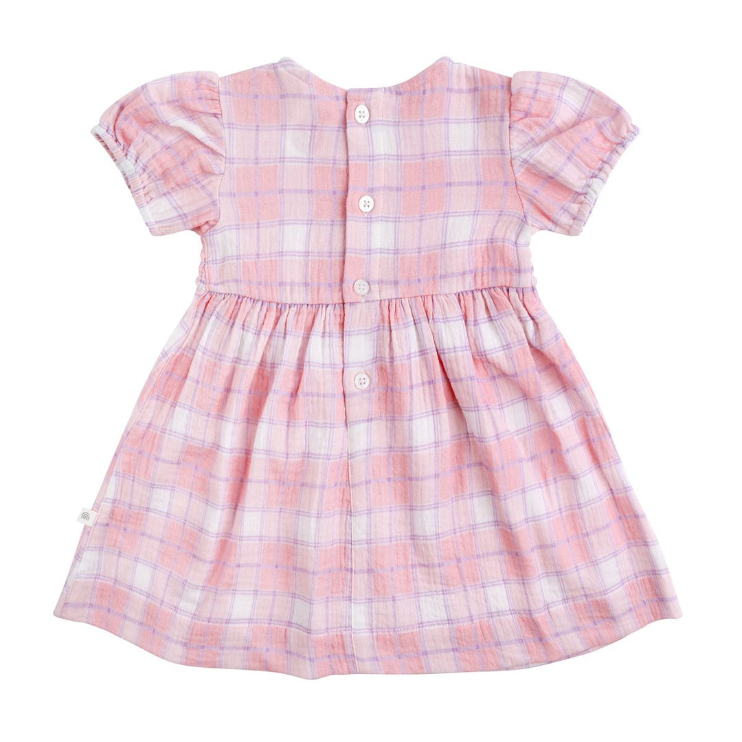 Dress | Shirred - Check