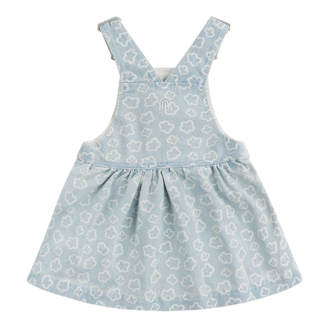 Pinafore | Washed Denim