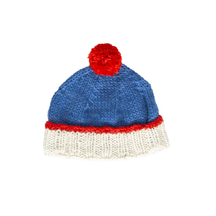 Beanie | Teddy - Blue and Red