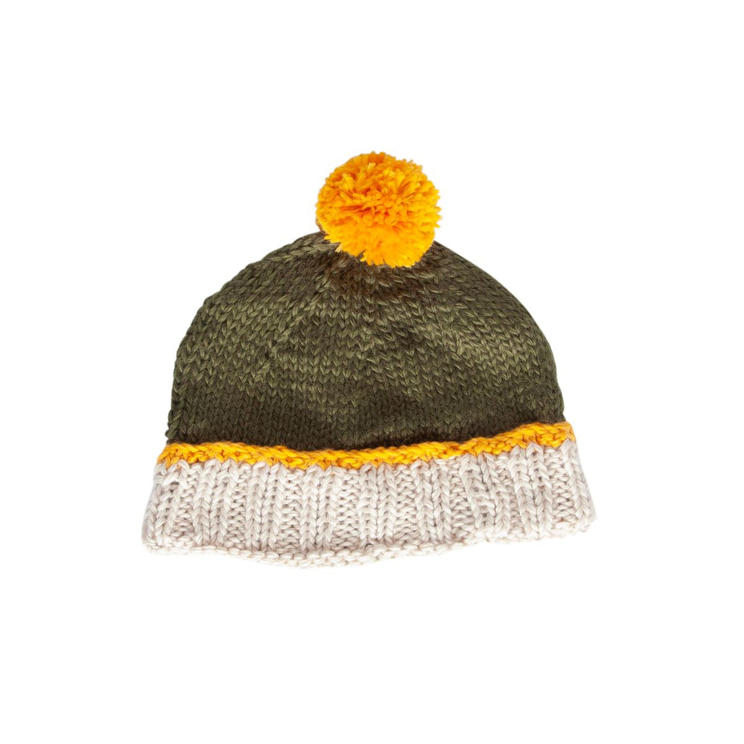 Beanie | Teddy - Khaki and Gold