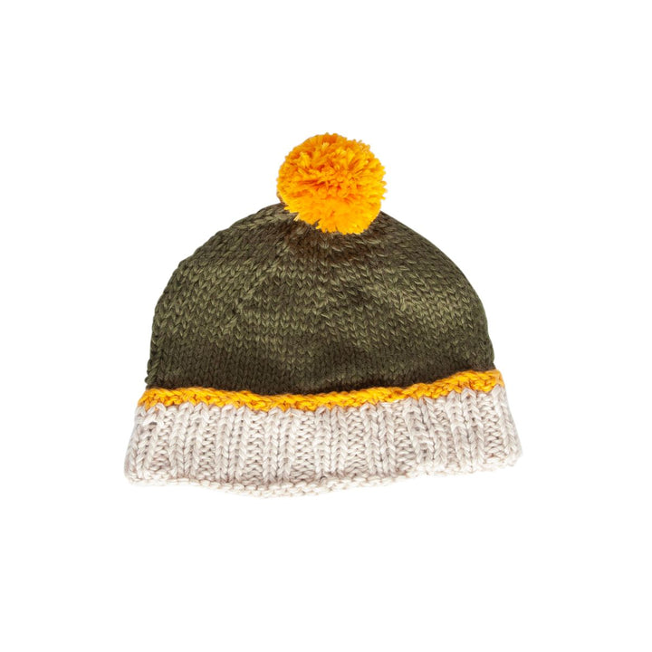 Beanie | Teddy - Khaki and Gold