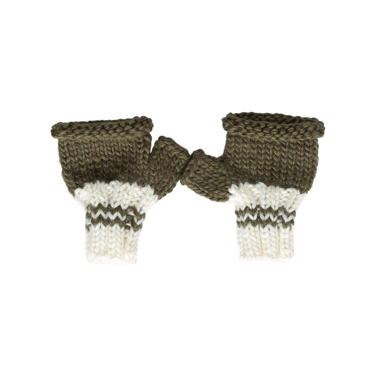 Mittens | Denmark - Khaki and Cream