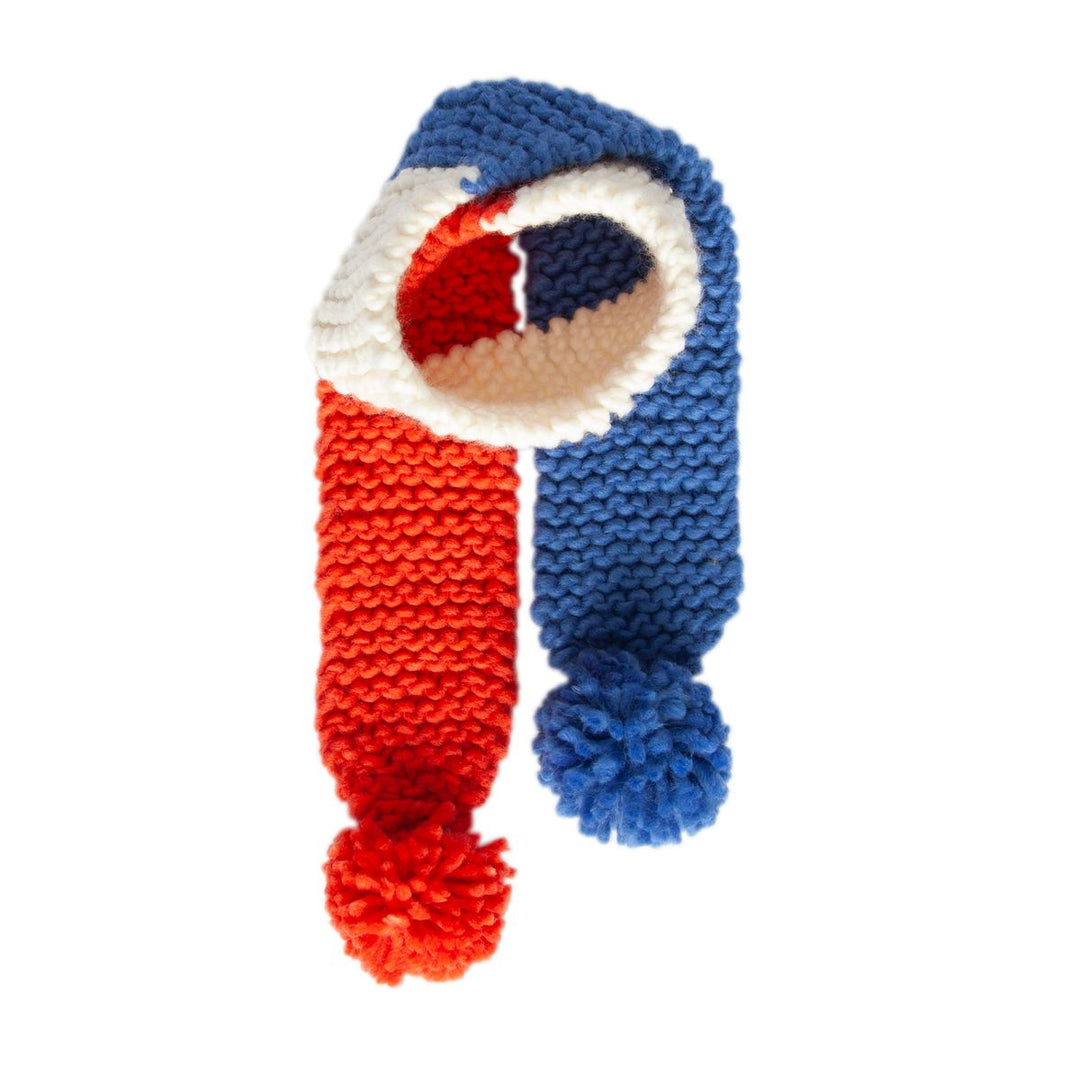 Scarf | Teddy - Blue and Red