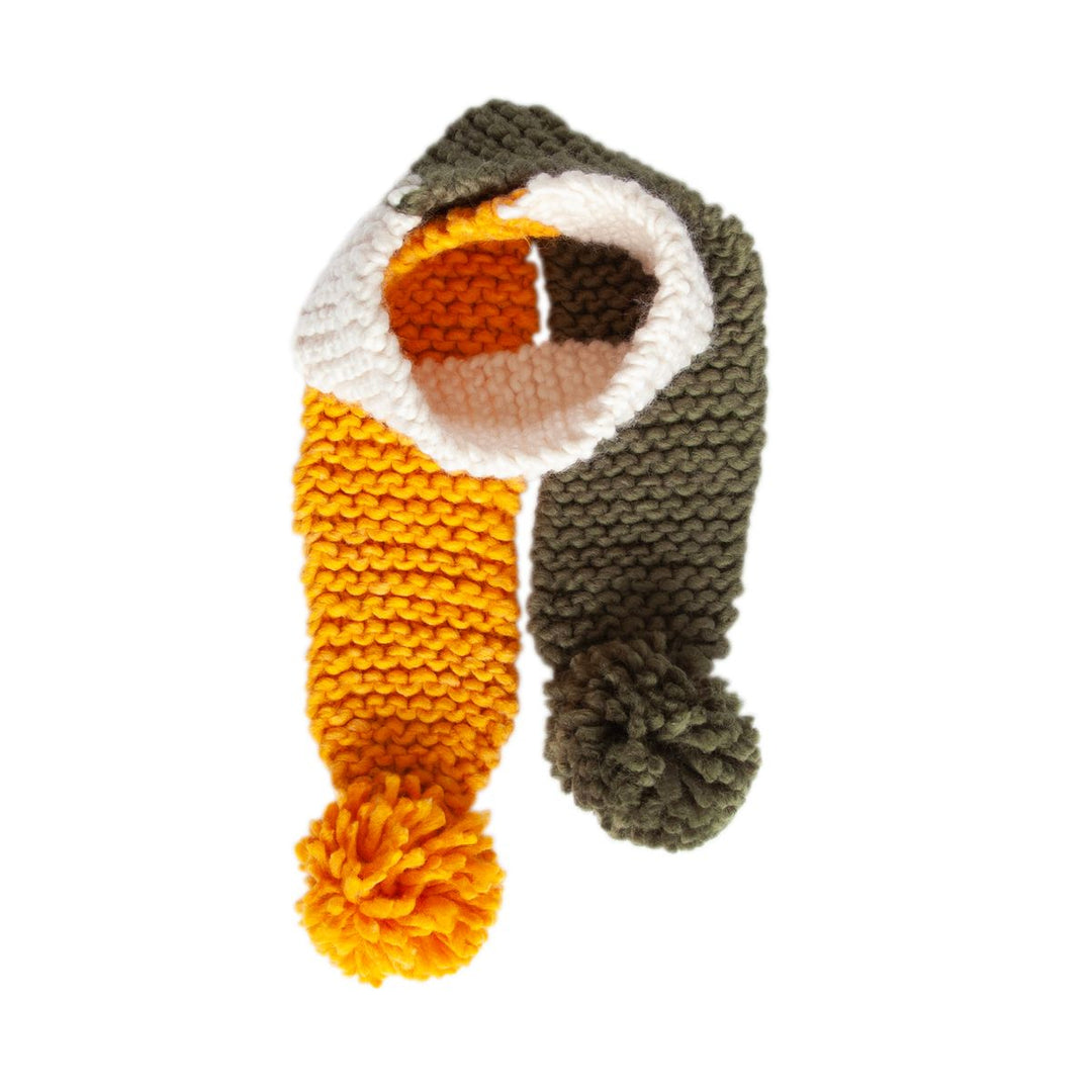 Scarf | Teddy - Khaki and Gold