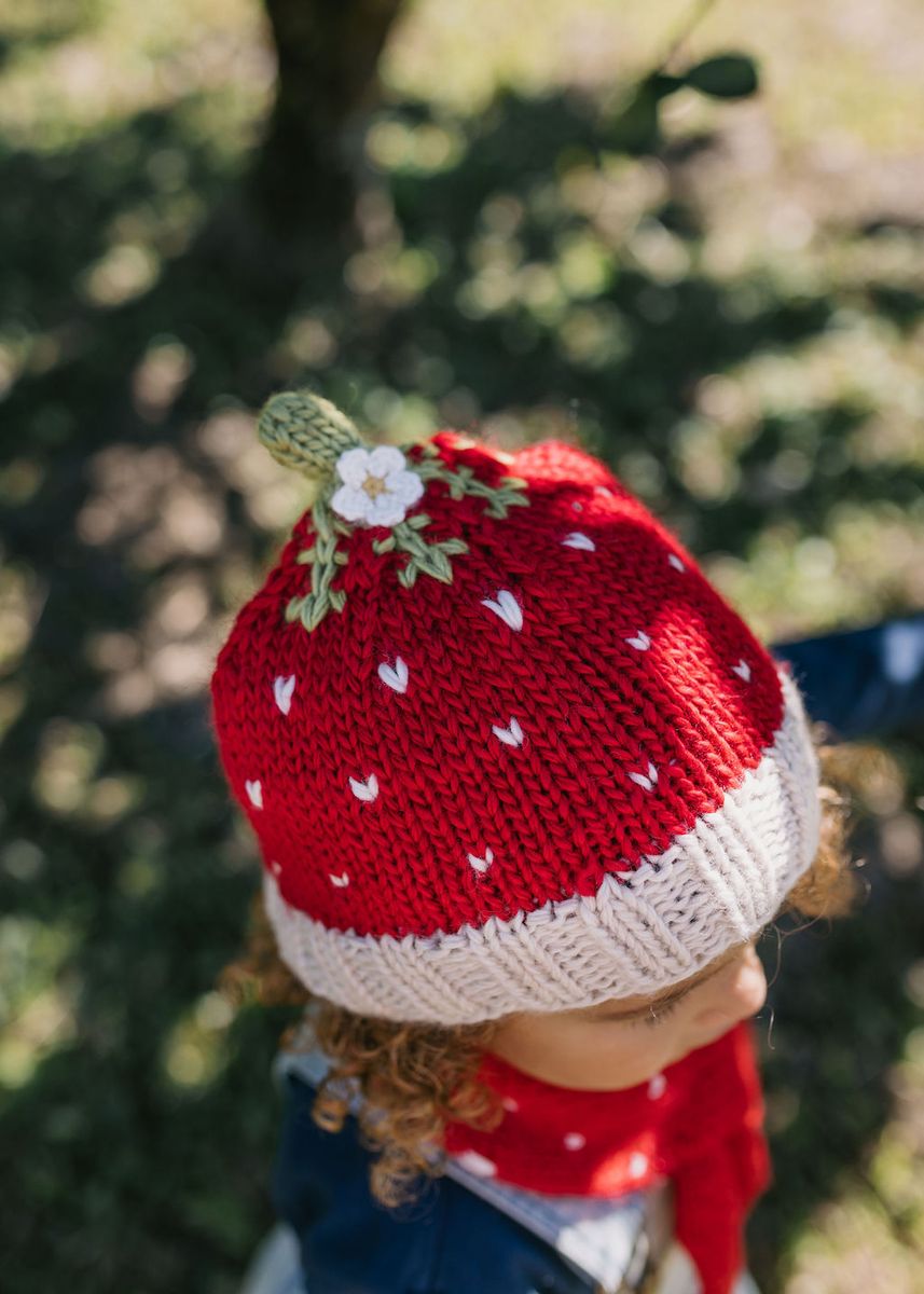 Beanie | Strawberry - Red