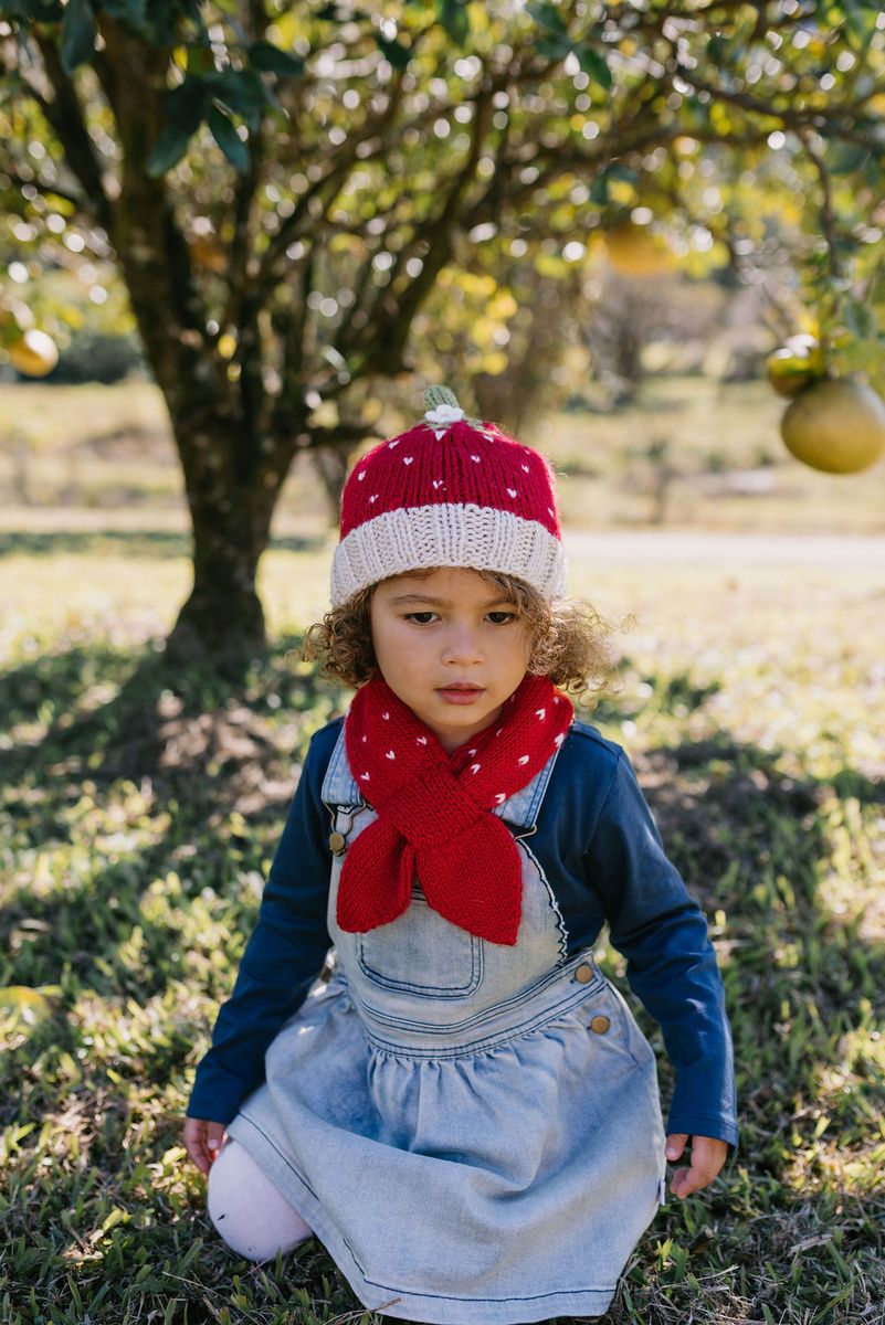 Scarf | Crossover - Strawberry Red