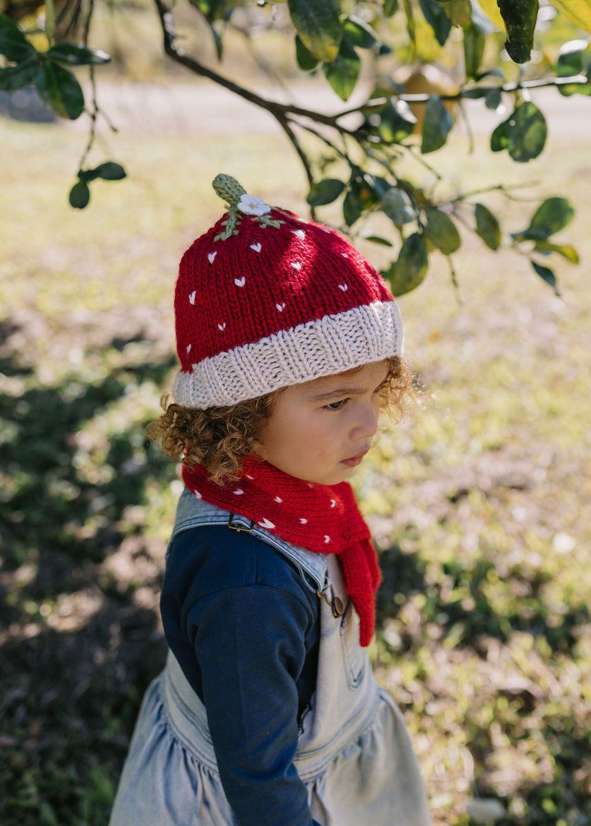 Scarf | Crossover - Strawberry Red
