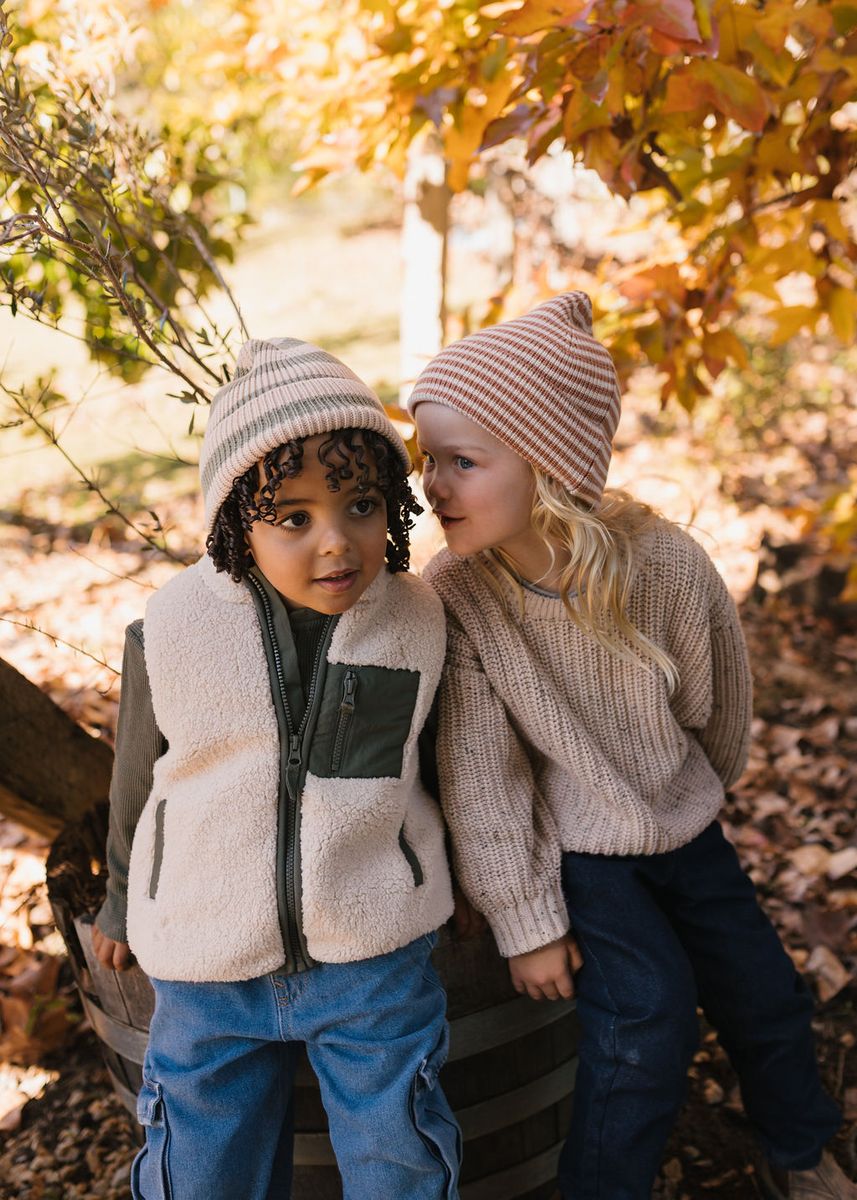 Beanie | Tokyo - Sage Stripe