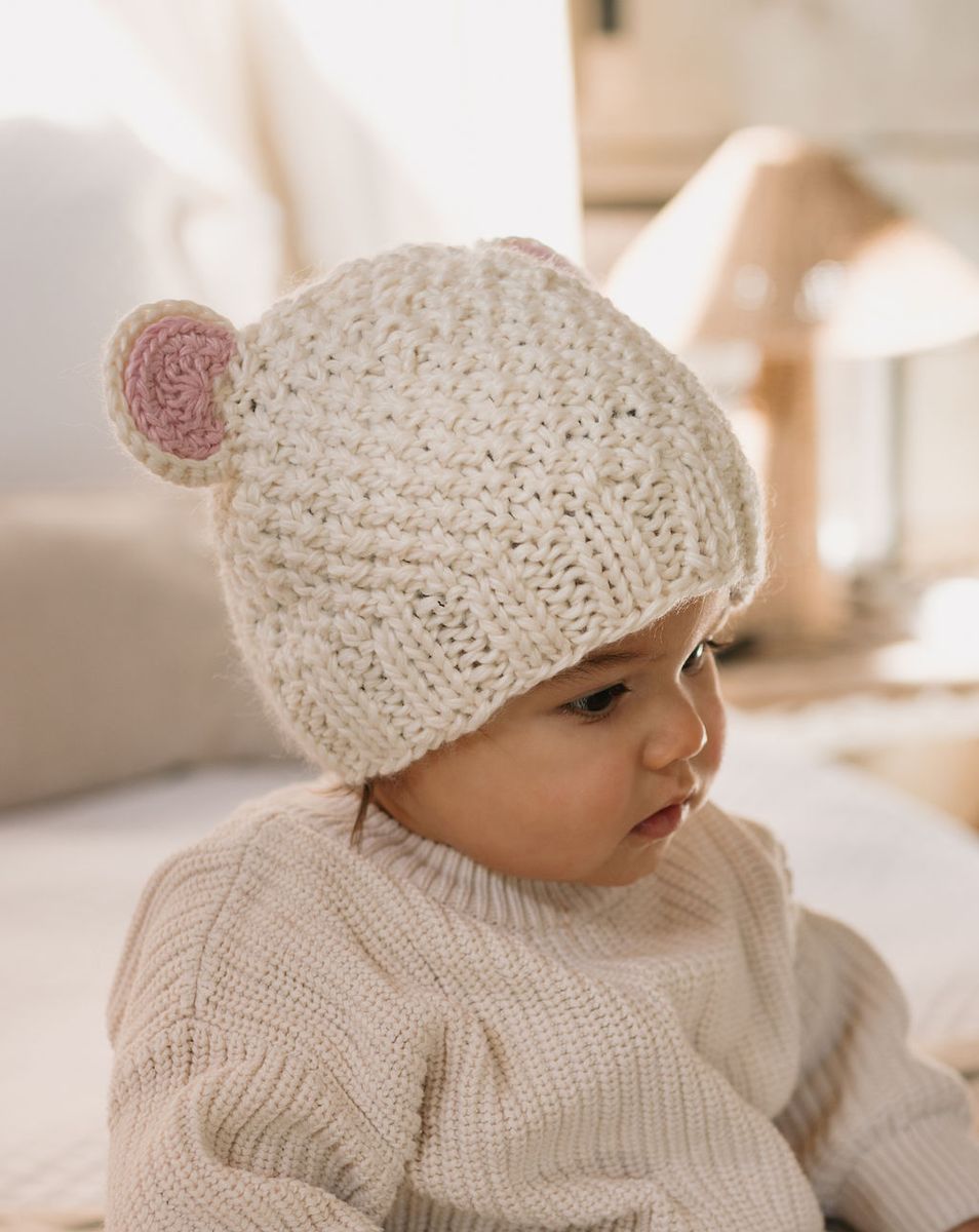 Beanie | Bear - Cream