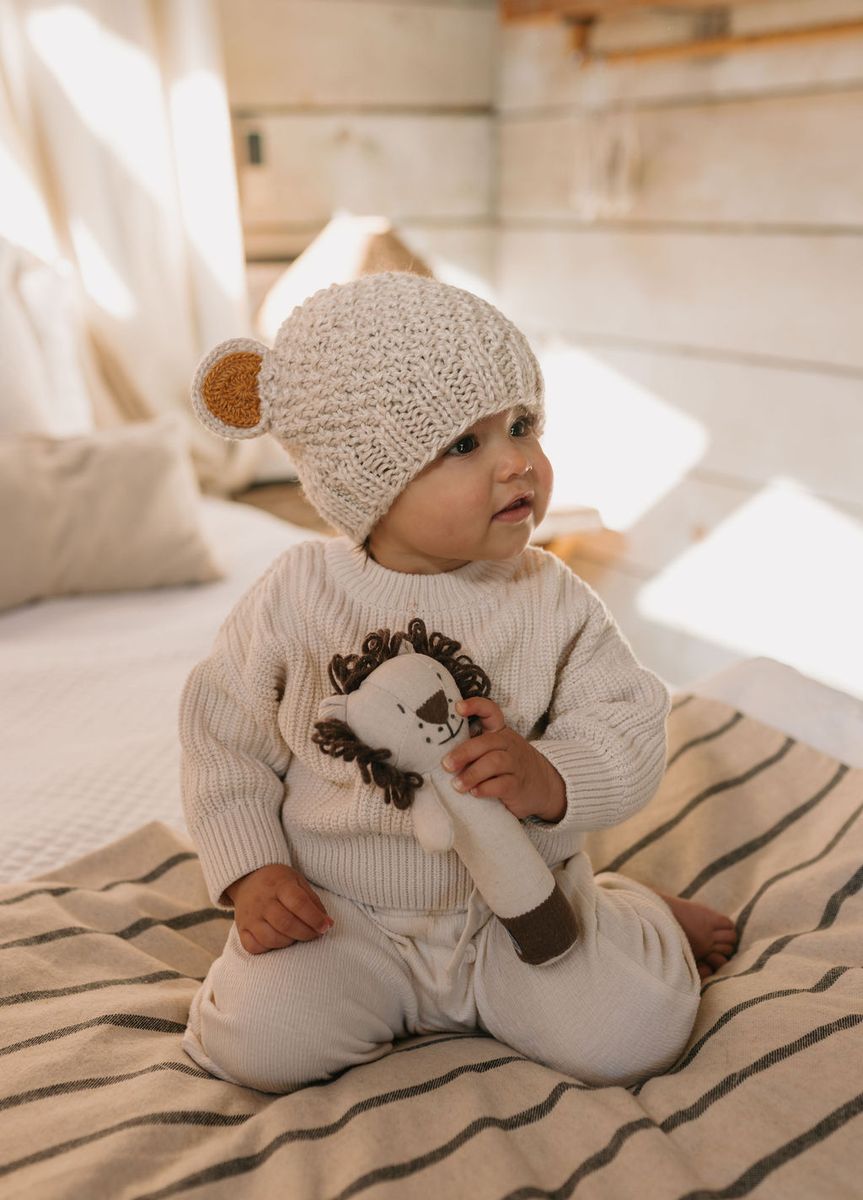 Beanie | Bear - Oatmeal