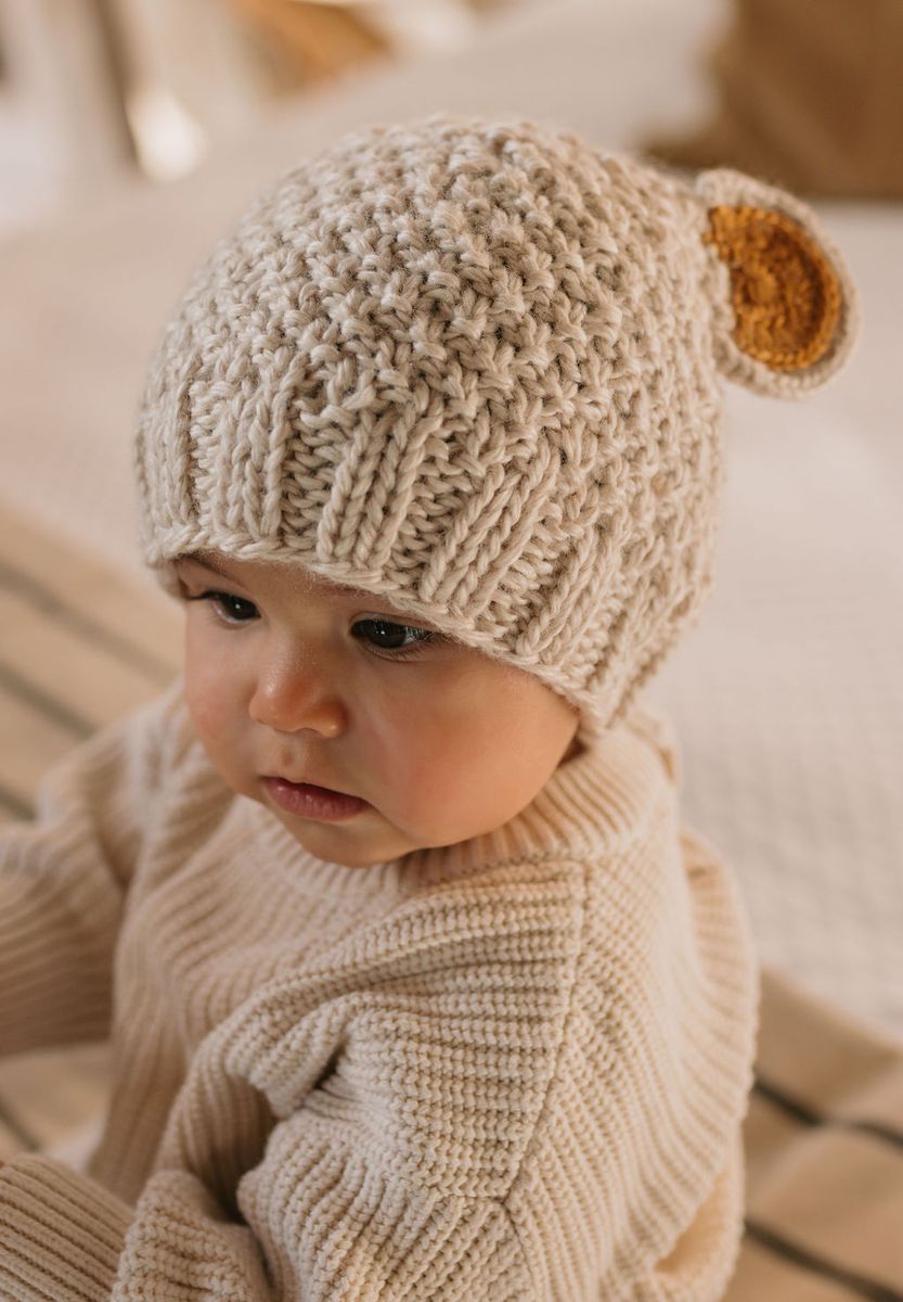 Beanie | Bear - Oatmeal