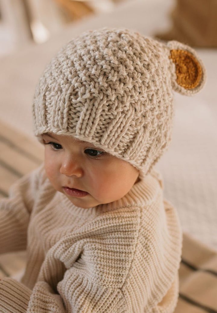 Beanie | Bear - Oatmeal