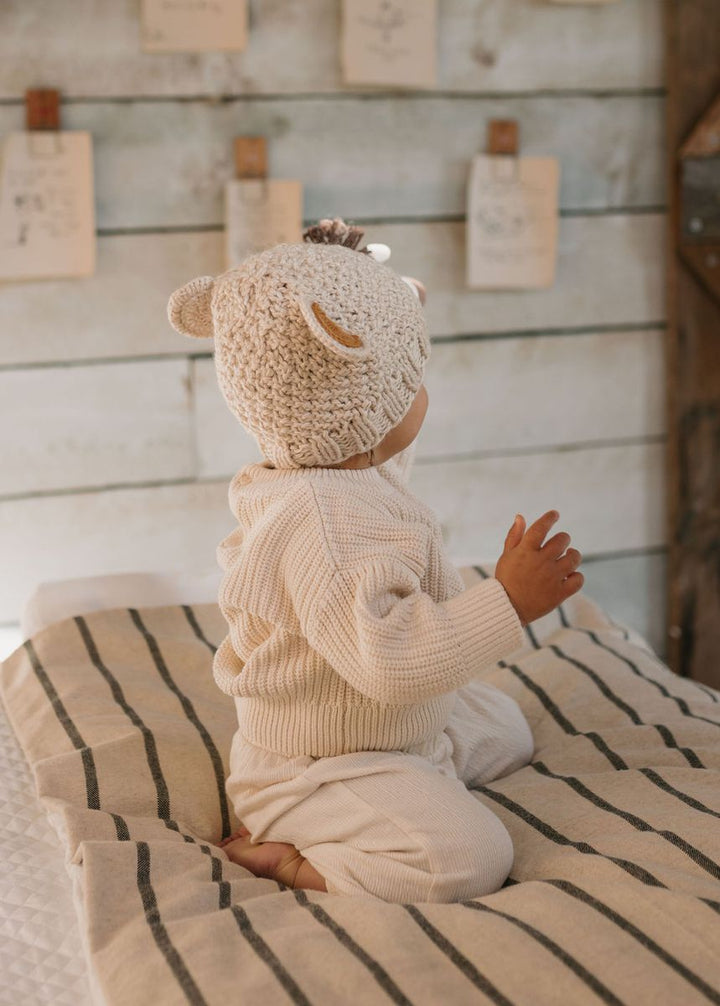 Beanie | Bear - Oatmeal