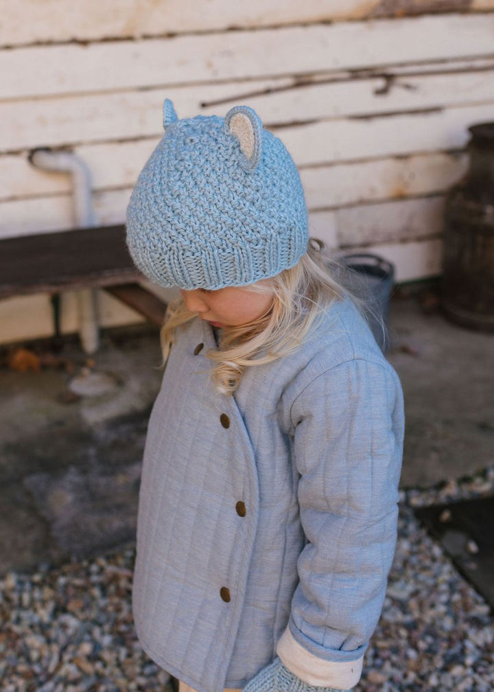 Beanie | Bear - Blue