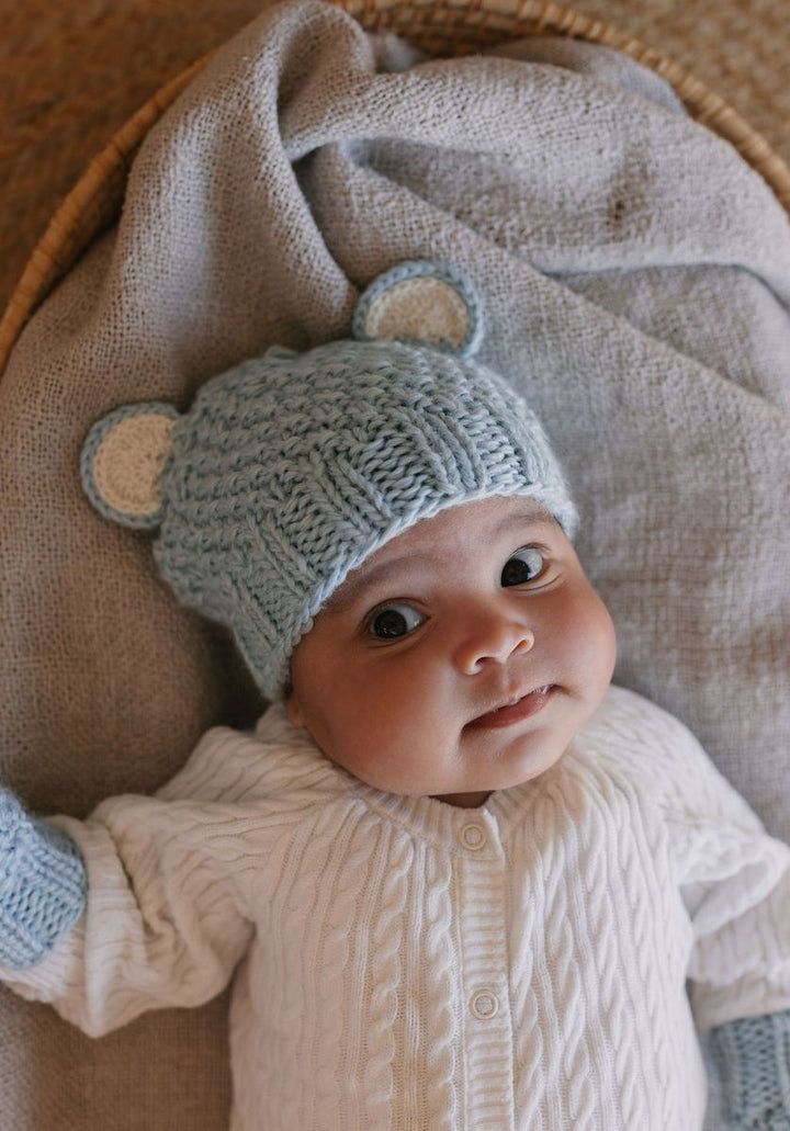 Beanie | Bear - Blue