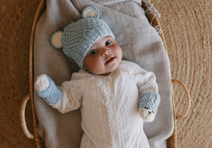 Beanie | Bear - Blue
