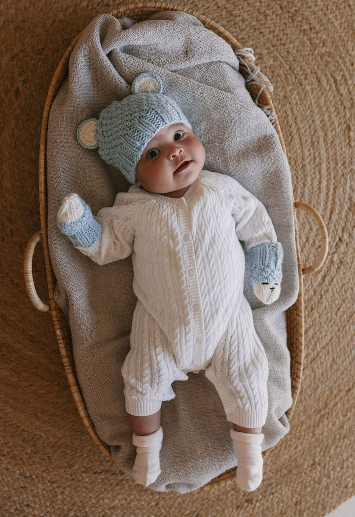 Beanie | Bear - Blue