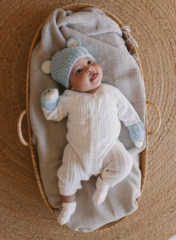 Beanie | Bear - Blue