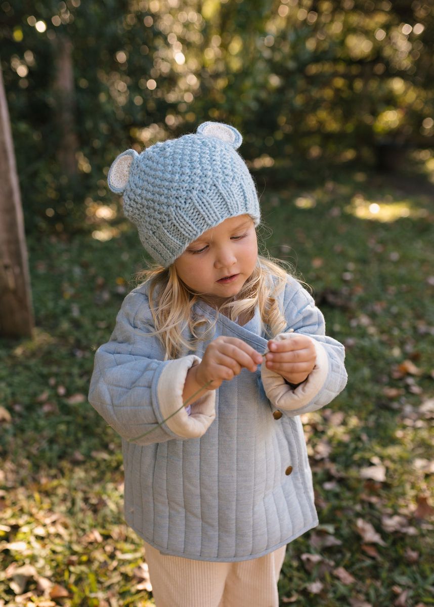 Beanie | Bear - Blue