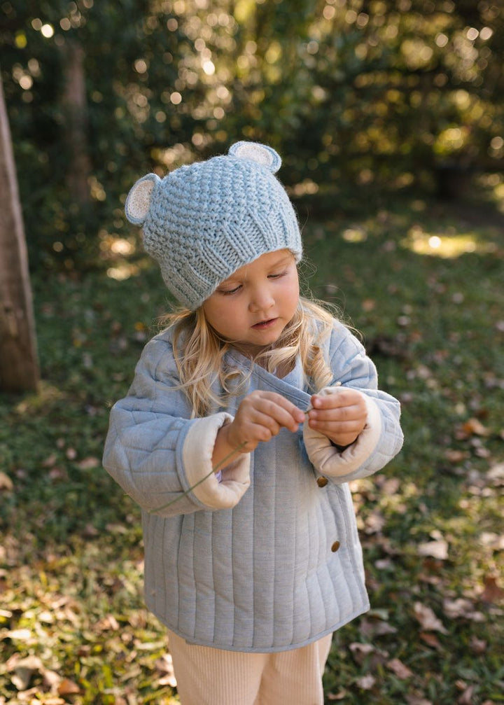 Beanie | Bear - Blue