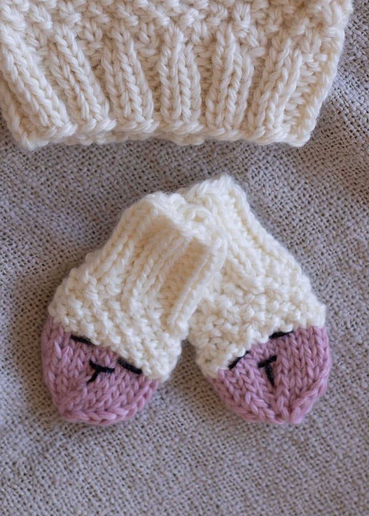 Mittens | Bear - Cream